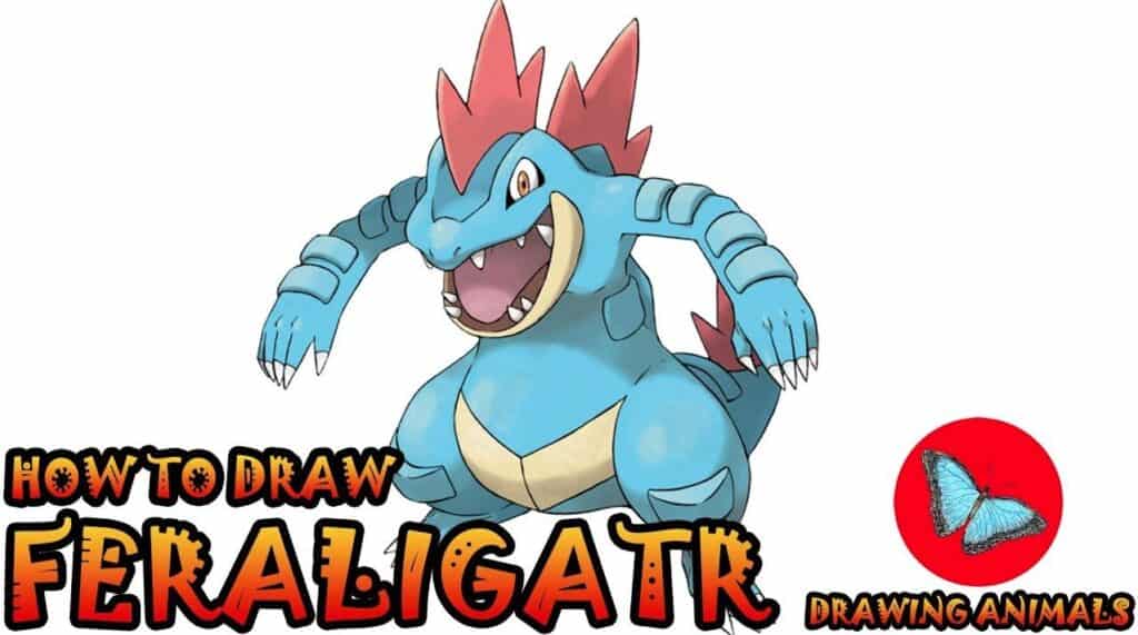 How To Draw Feraligatr Pokemon
