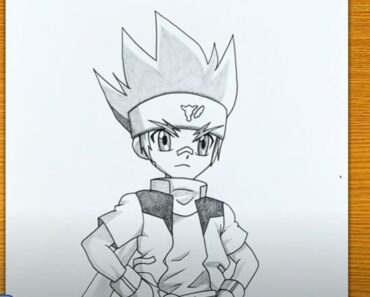 How To Draw Gingka Hagane From Beyblade Metal Fusion