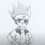 How To Draw Gingka Hagane From Beyblade Metal Fusion