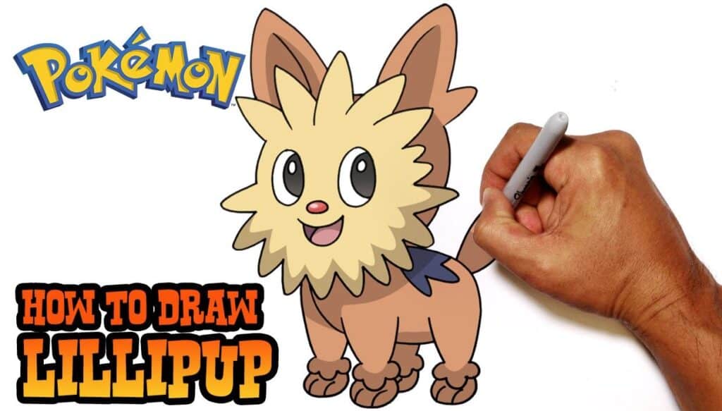 How To Draw Lillipup Pokemon