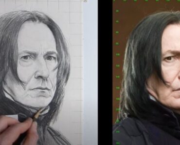 How to Draw Snape from Harry Potter