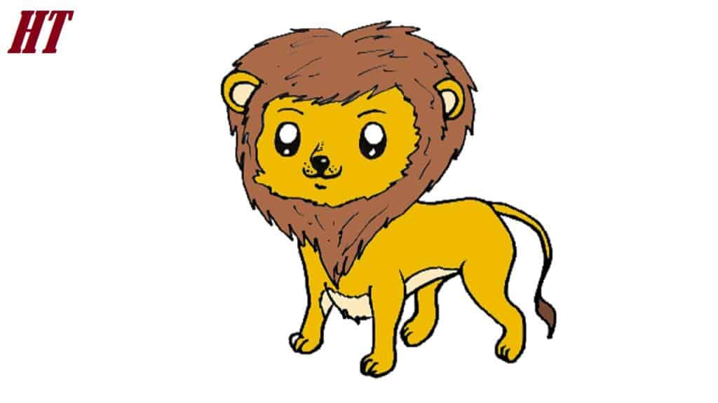 How to Draw an Easy Lion