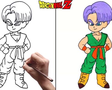 How to Draw Kid Trunks from Dragon Ball Z