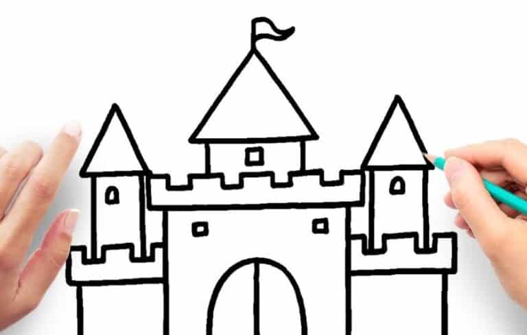 How to Draw a Medieval Castle Step by Step