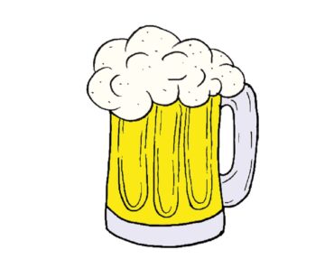 How to draw a Beer Step by Step