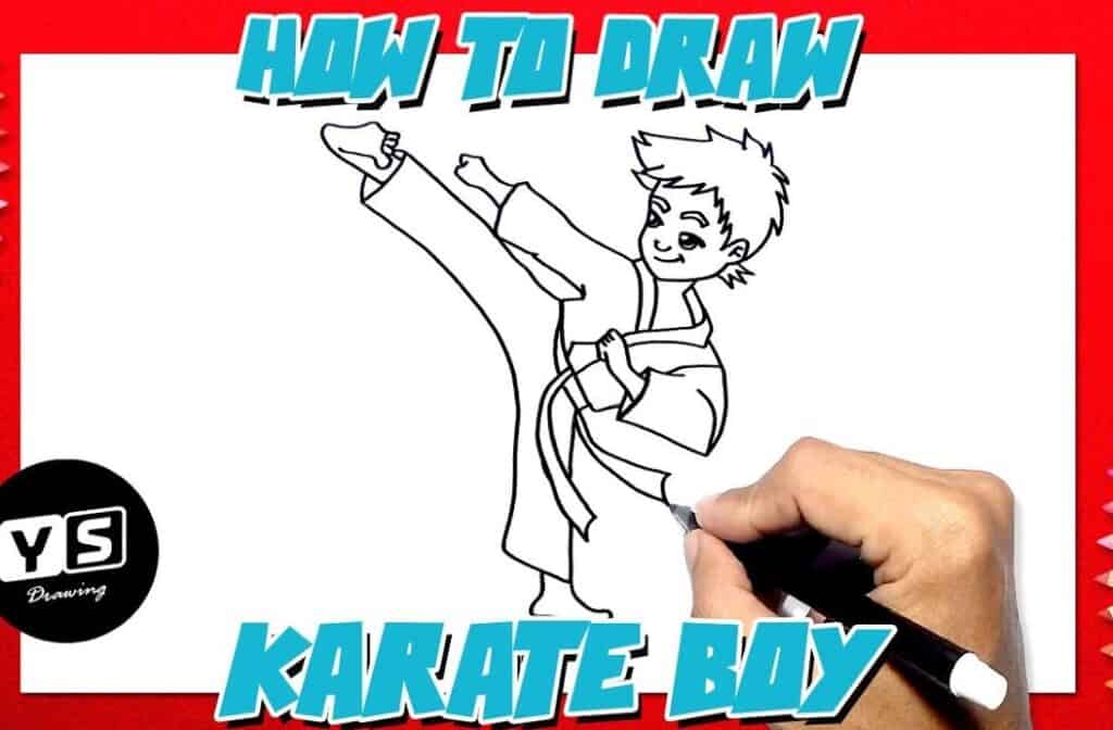How to draw Karate