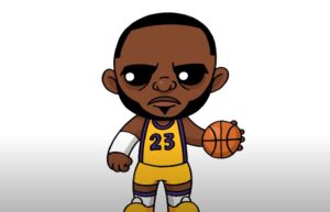 How to draw Lebron James