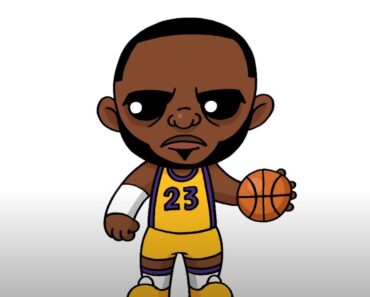 How to draw Lebron James Step by Step