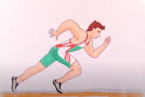 How to draw Track and Field