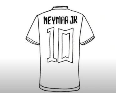 How to draw a Football Jersey Step by Step