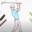 How to draw a Golfer Step by Step