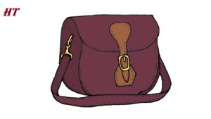 How to draw a Hand bag