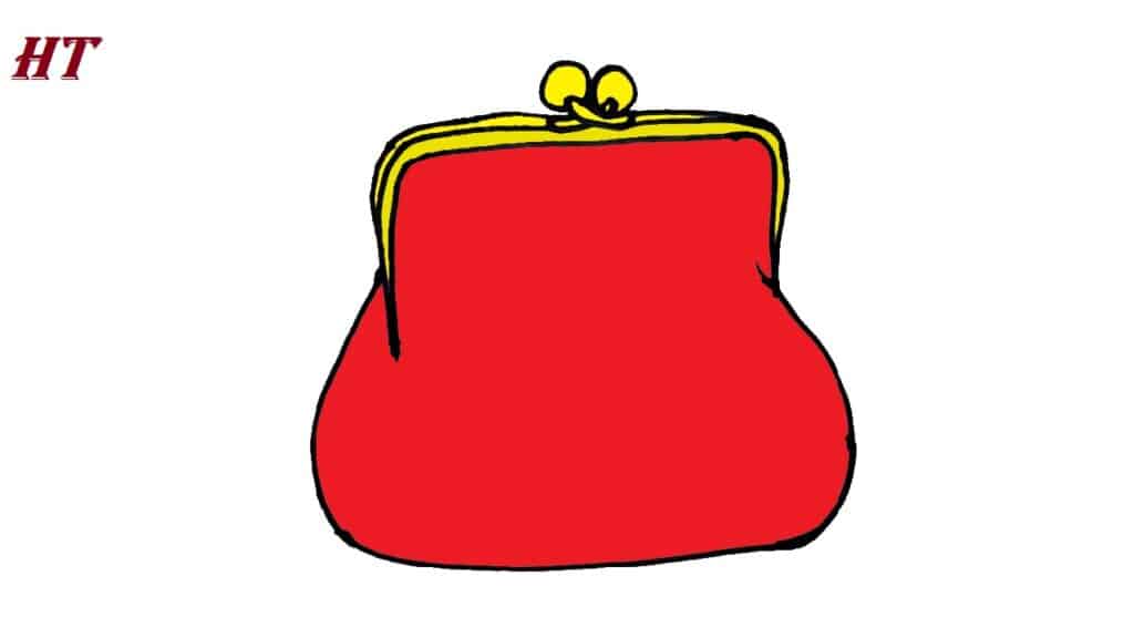 How to draw a Purse Step by Step
