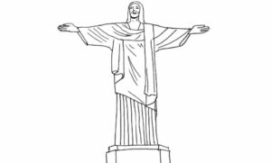 How to Draw Christ the Redeemer
