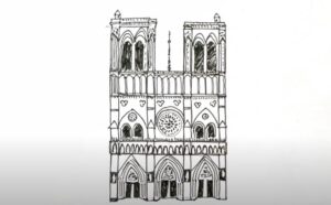 How to Draw Notre Dame