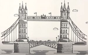 How to Draw Tower Bridge