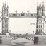 How to Draw Tower Bridge Step by Step
