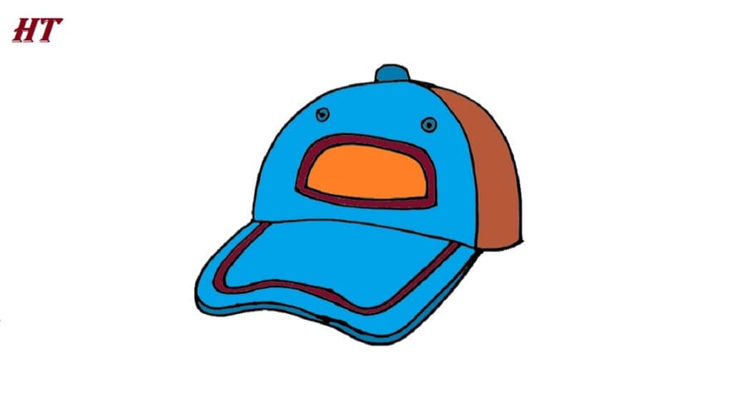 How to Draw a Baseball Hat