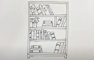How to Draw a Bookcase