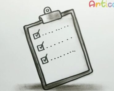 How to Draw a Clipboard Step by Step