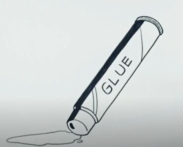 How to Draw a Glue Stick Step by Step