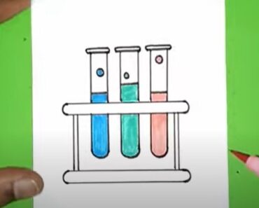 How to Draw a Laboratory Step by Step