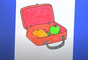 How to Draw a Lunch Box