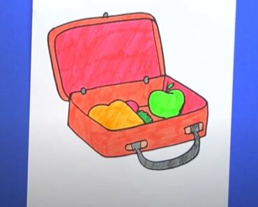 How to Draw a Lunch Box Step by Step