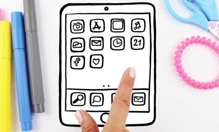 Simple Drawing Tablet Custom How to Draw a Tablet Step by Step