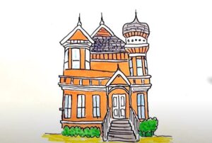 How to Draw a Victorian House