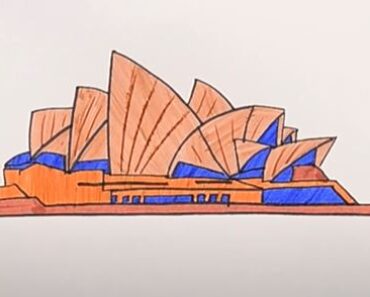 How to Draw the Sydney Opera House Step by Step