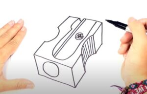 How to draw a Pencil Sharpener