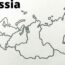 How to Draw Russia (map) Step by Step