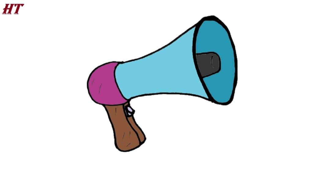 How to Draw a Megaphone