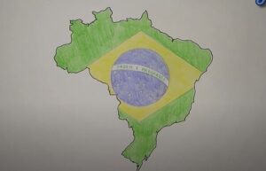 How to draw Brazil