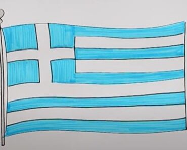 How to draw the Greece Flag