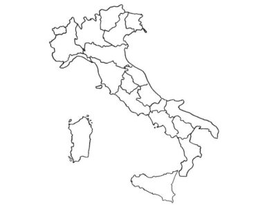 How to draw Italy (map) Step by Step