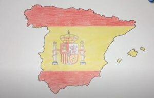 How to draw Spain