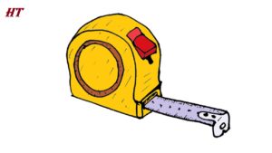 How to draw a Measuring tape