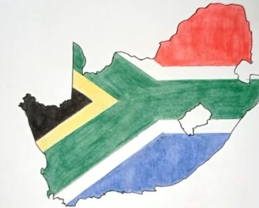 How to draw South Africa (map)