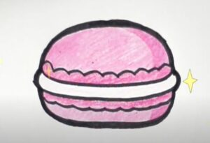 How to Draw a Macaron