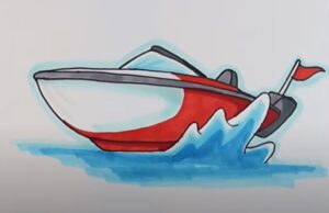 How to Draw a Speedboat