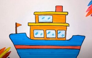 How to Draw a Steamboat