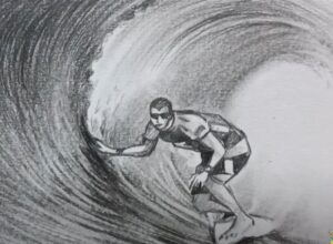 How to Draw a Surfer