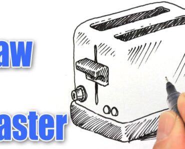 How to Draw a Toaster Step by Step