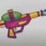 How to Draw a Water Gun Step by Step
