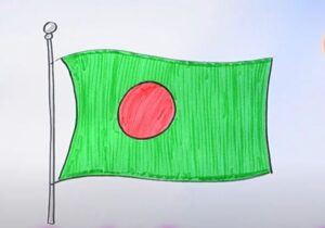 How to draw Bangladesh flag