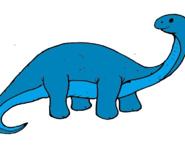 How to Draw a Brontosaurus Step by Step