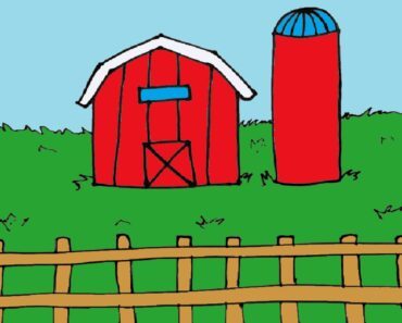 How to Draw a Farm step by step