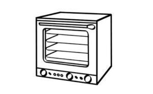How to Draw An Oven